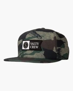 Salty Crew Alpha Camo Tech 5 Panel
