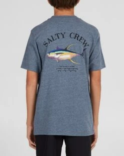 Salty Crew Ahi Mount Boys Athletic Heather S/S Tee