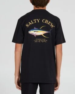 Salty Crew Ahi Mount Boys Black S/S Tee