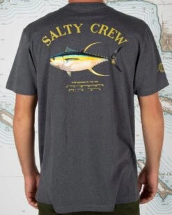 Salty Crew Ahi Mount Grey Heather S/S Standard Tee