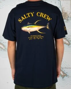 Salty Crew Ahi Mount Navy S/S Standard Tee