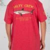 Salty Crew Bruce Boys Red Heather S/S Tee -Salty Crew 20035067Y REDHEA OMBACK