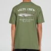 Salty Crew Bruce Boys Sage Green S/S Tee -Salty Crew 20035067Y SAGE OMBACK