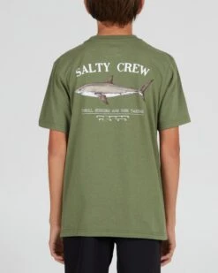Salty Crew Bruce Boys Sage Green S/S Tee