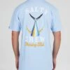 Salty Crew Tailed Light Blue S/S Standard Tee -Salty Crew 20035092 LBL OMBACK