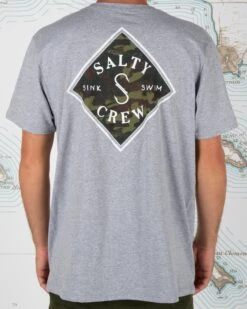 Salty Crew Tippet Decoy Athletic Heather S/S Standard Tee