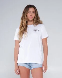Salty Crew Bruce White Boyfriend Tee