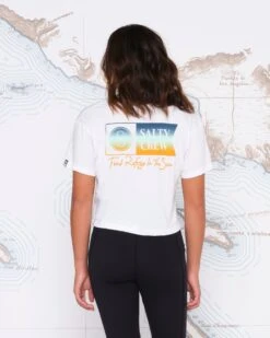 Salty Crew Alpha Gradient White Skimmer Tee -Salty Crew 20035456W WHT 3