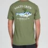 Salty Crew Rooster Sage Green S/S Premium Tee -Salty Crew 20035485 SAGE OMBACK