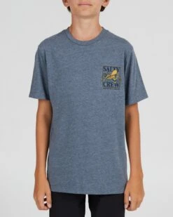 Salty Crew Ink Slinger Boys Athletic Heather S/S Tee