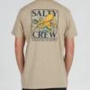 Salty Crew Ink Slinger Charcoal S/S Standard Tee -Salty Crew 20035490 KHAHEA OMBACK