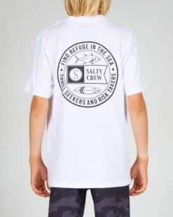 Salty Crew Legends Boys White S/S Tee