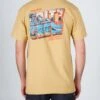 Salty Crew Greetings Camel S/S Premium Tee -Salty Crew 20035532 CAM OMBACK