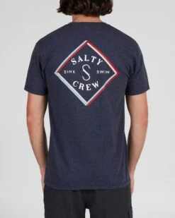 Salty Crew Optical Navy Heather S/S Premium Tee