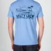 Salty Crew Shorebreak Marine Blue S/S Premium Tee -Salty Crew 20035539 MRBLUE OMBACK