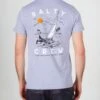 Salty Crew Set Sail Athletic Heather S/S Standard Tee -Salty Crew 20035549 ATHLHEA OMBACK