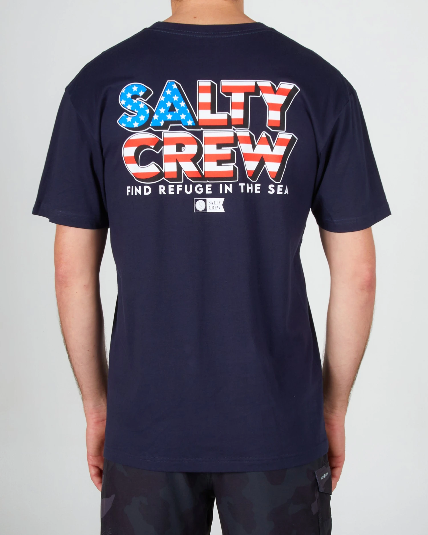 Salty Crew Stars And Stripes Navy S/S Premium Tee 3 Salty Crew Stars And Stripes Navy S/S Premium Tee