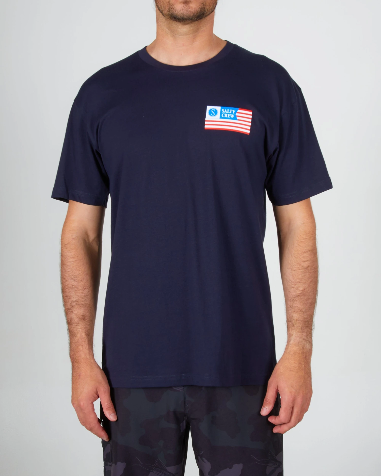 Salty Crew Stars And Stripes Navy S/S Premium Tee 4 Salty Crew Stars And Stripes Navy S/S Premium Tee - Image 2
