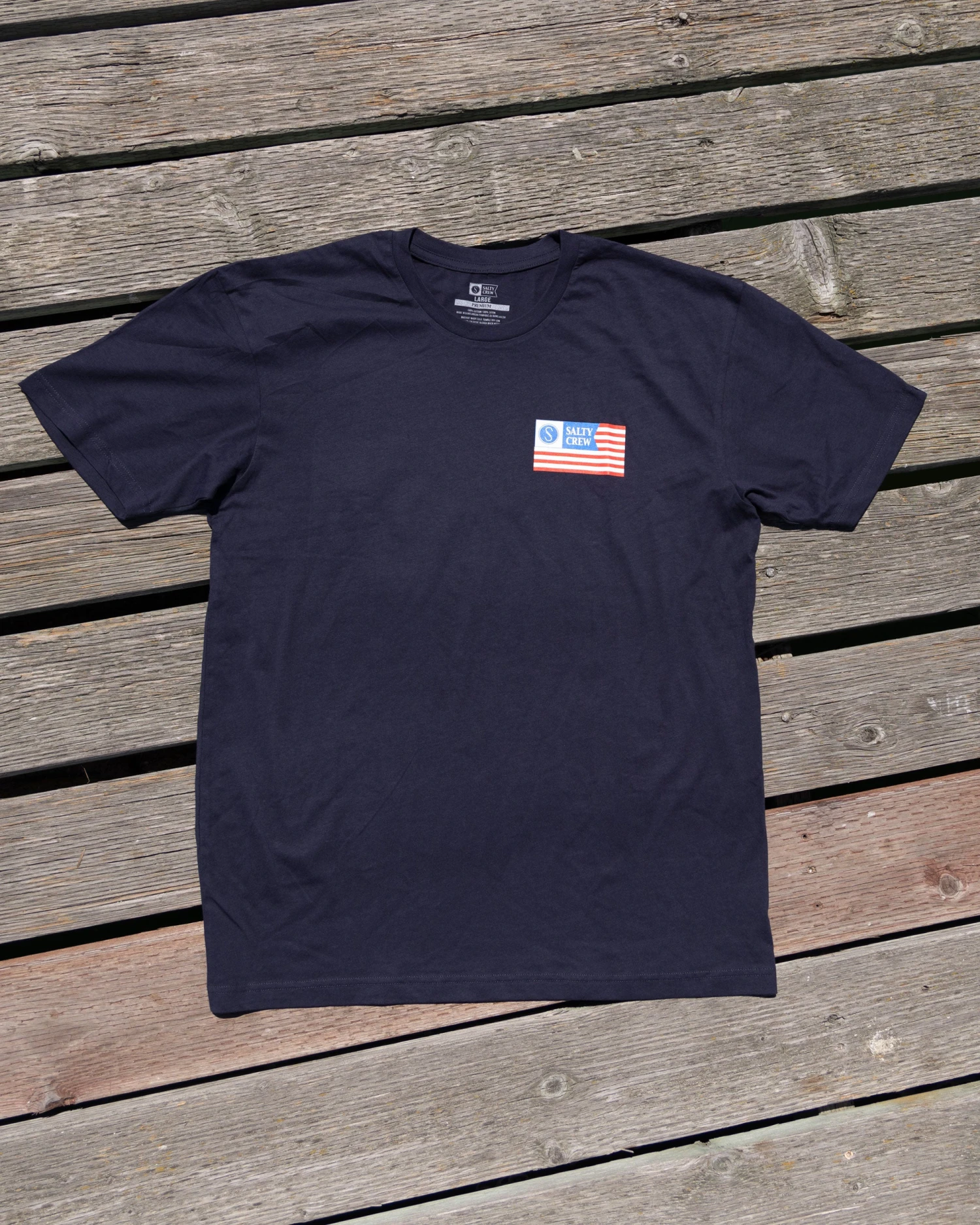Salty Crew Stars And Stripes Navy S/S Premium Tee 5 Salty Crew Stars And Stripes Navy S/S Premium Tee - Image 3