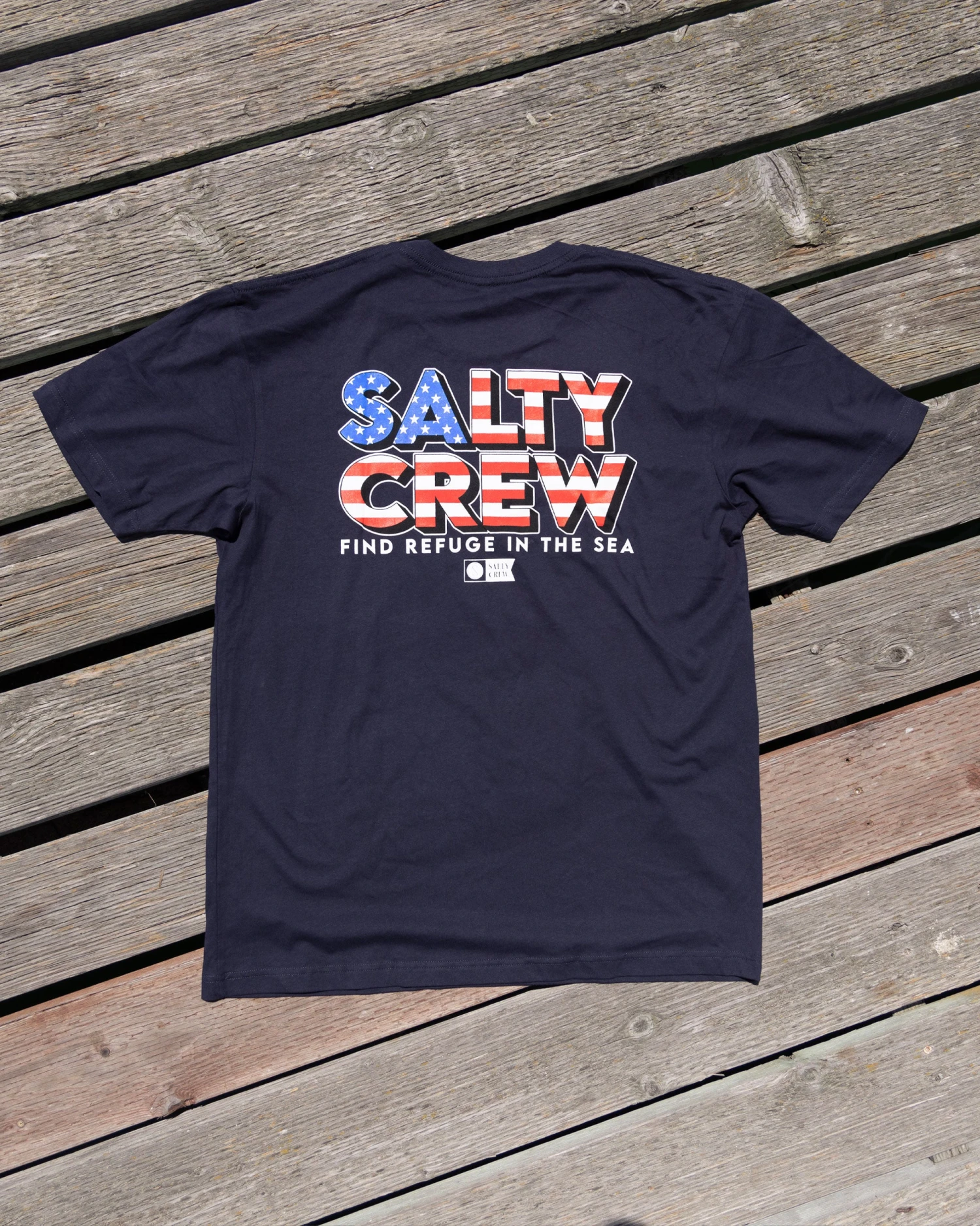 Salty Crew Stars And Stripes Navy S/S Premium Tee 6 Salty Crew Stars And Stripes Navy S/S Premium Tee - Image 4