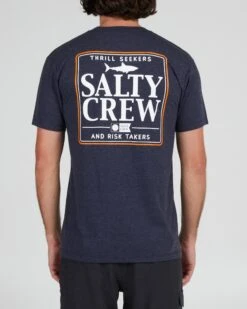 Salty Crew Coaster Navy Heather S/S Premium Tee