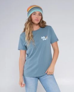 Salty Crew Fish N Chips Atlantic Green Boyfriend Tee