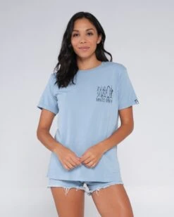Salty Crew Line Up Tidal Blue Boyfriend Tee