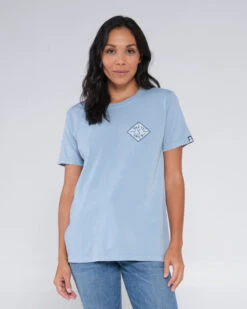 Salty Crew Tippet Fill Tidal Blue Boyfriend Tee