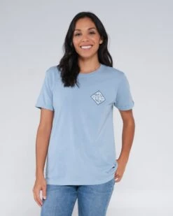 Salty Crew Tippet Fill Tidal Blue Boyfriend Tee -Salty Crew 20035601W TIDBLU 3