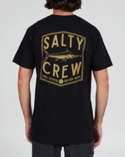 Salty Crew Fishery Black S/S Standard Tee