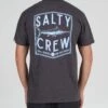 Salty Crew Fishery Charcoal Heather S/S Standard Tee -Salty Crew 20035602 CHARHEA OMBACK