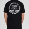 Salty Crew Lateral Line Black S/S Standard Tee -Salty Crew 20035604 BLK OMBACK