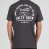 Salty Crew Lateral Line Charcoal Heather S/S Standard Tee -Salty Crew 20035604 CHARHEA OMBACK