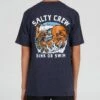 Salty Crew Tsunami Boys Navy Heather S/S Tee -Salty Crew 20035608Y NVYHEA OMBACK