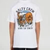 Salty Crew Tsunami Boys White S/S Tee -Salty Crew 20035608Y WHT OMBACK