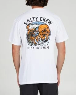 Salty Crew Tsunami White S/S Standard Tee