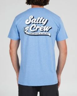 Salty Crew Swift Water Light Blue Heather S/S Standard Tee