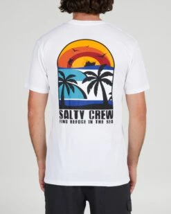 Salty Crew Beach Day White S/S Premium Tee