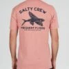 Salty Crew Frequent Flyer Coral S/S Premium Tee -Salty Crew 20035613 COR OMBACK