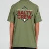 Salty Crew No Slack Boys Sage Green S/S Tee -Salty Crew 20035615Y SAGE OMBACK