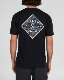 Salty Crew Tippet Camo-Fill Black S/S Premium Tee