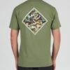 Salty Crew Tippet Camo-Fill Sage Green S/S Premium Tee -Salty Crew 20035618 SAGE OMBACK