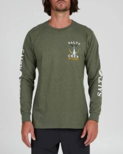 Salty Crew Tailed Forest Heather L/S Standard Tee