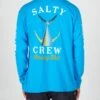 Salty Crew Tailed Turquoise L/S Standard Tee -Salty Crew 20135036 TQE OMBACK