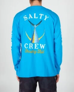 Salty Crew Tailed Turquoise L/S Standard Tee