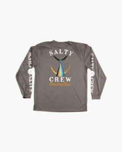 Salty Crew Tailed Charcoal L/S Sunshirt -Salty Crew 20135037 CHAR BACK