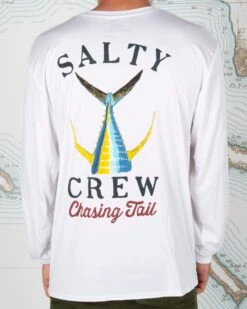 Salty Crew Tailed White L/S Sunshirt
