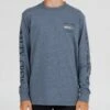 Salty Crew Bruce Boys Athletic Heather L/S Tee -Salty Crew 20135070Y ATHLHEA OMFRONT