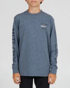 Salty Crew Bruce Boys Athletic Heather L/S Tee
