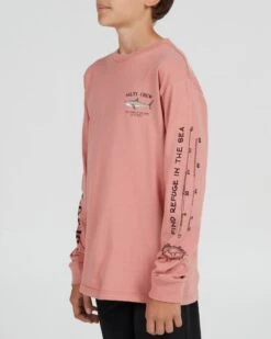 Salty Crew Bruce Boys Coral L/S Tee -Salty Crew 20135070Y COR OMSIDELEFT 1